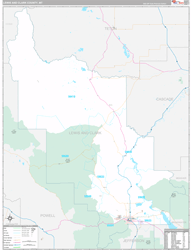 Lewis-And-Clark Premium<br>Wall Map